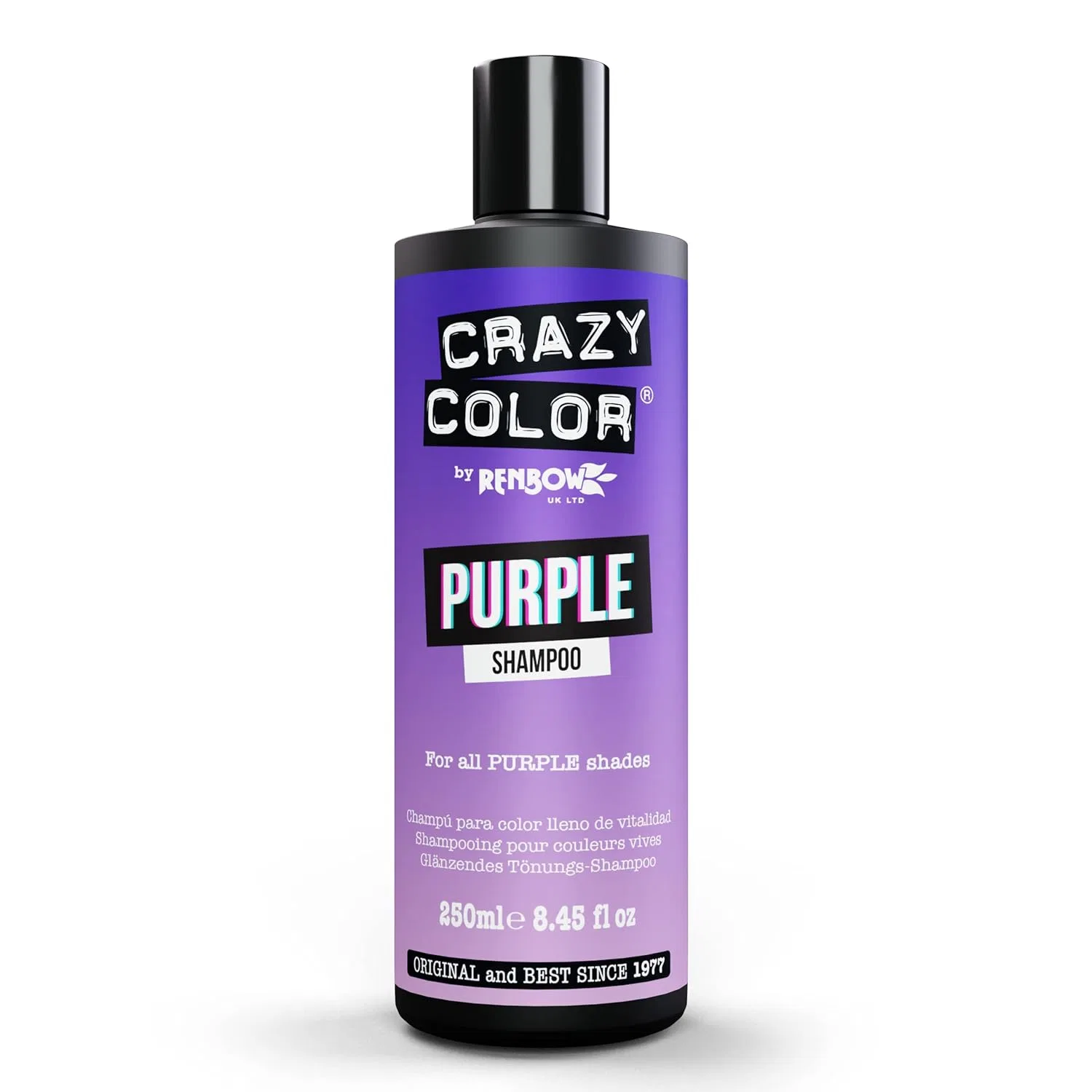 Шампунь для окрашенных волос «Vibrant Shampoo Purple» от Crazy Color Crazy Color