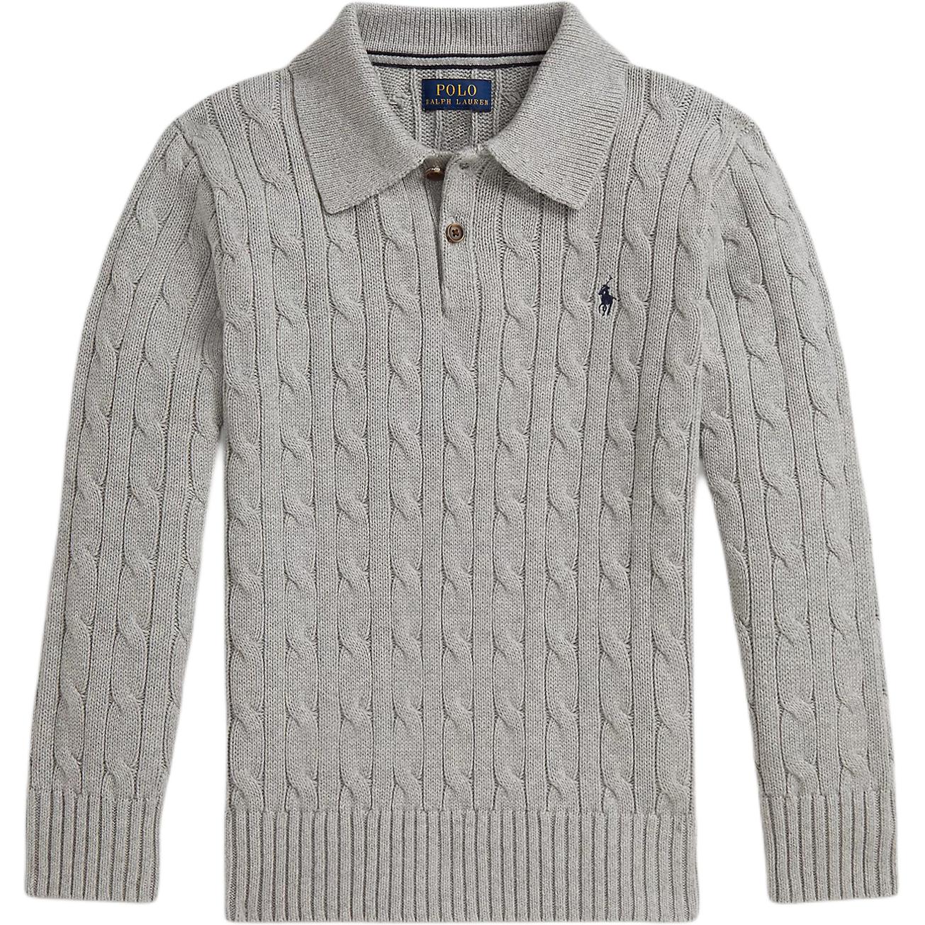 

Детская рубашка-поло Polo Ralph Lauren, серый