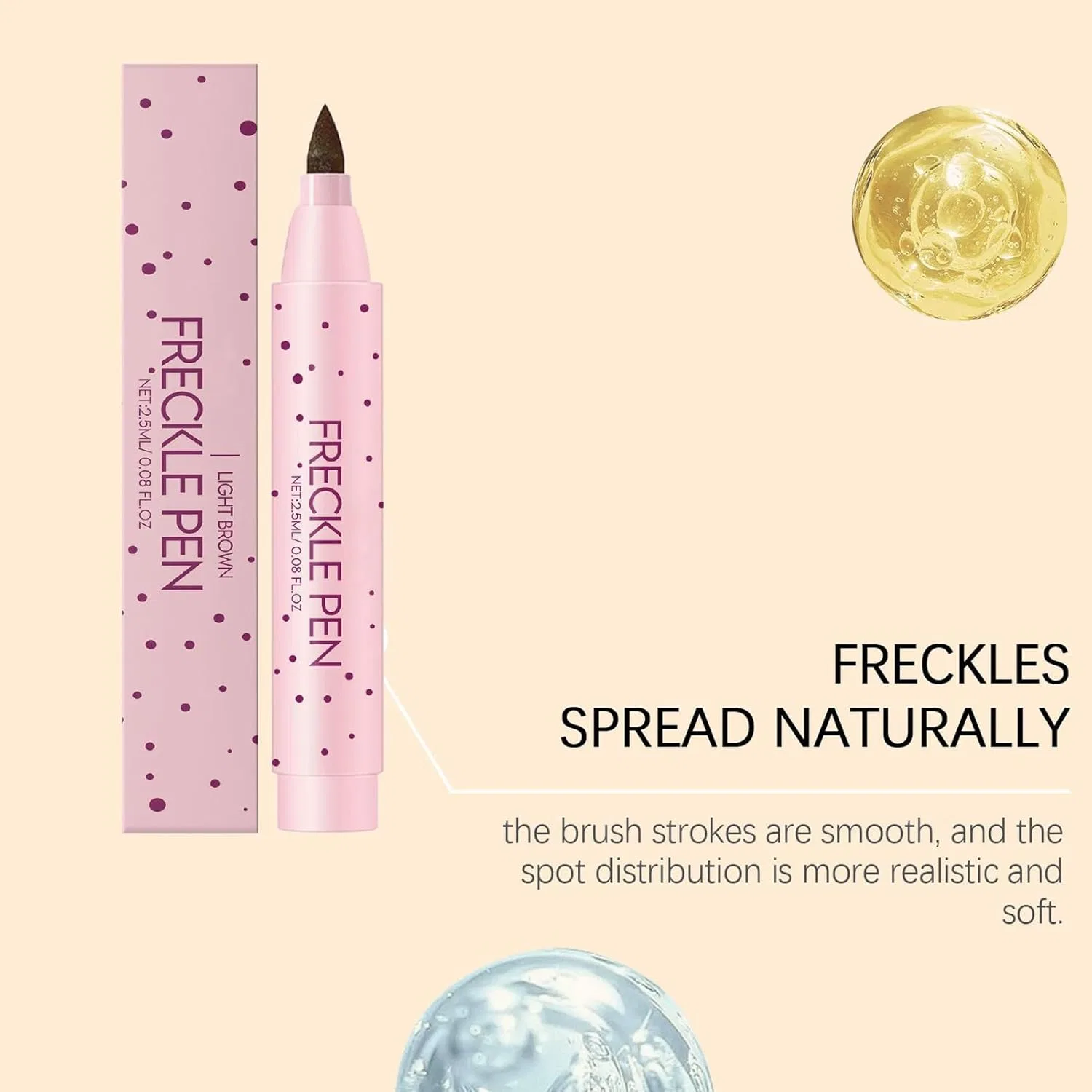 Ручка для веснушек Fake Freckle Pen, 3.5 г, естественный цвет — фото 4