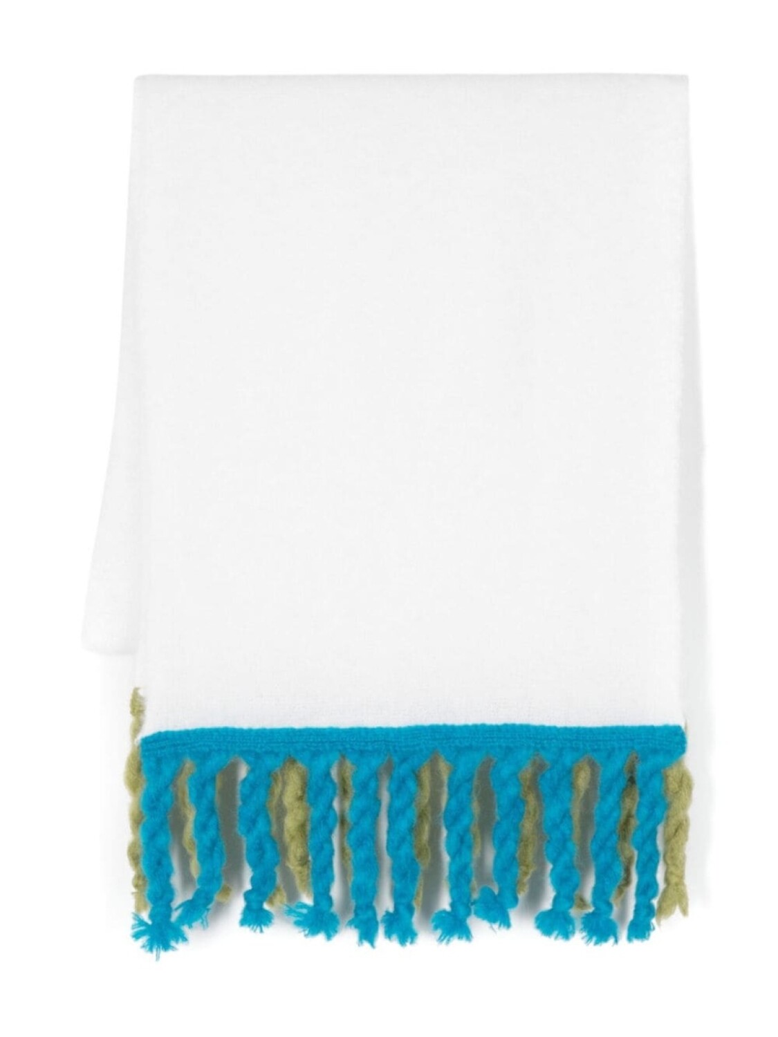

Dorothee Schumacher knitted fringed scarf, белый
