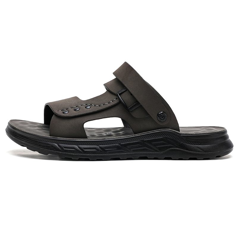 

LONGYING Мужские пляжные сандалии коричневые, цвет Brown