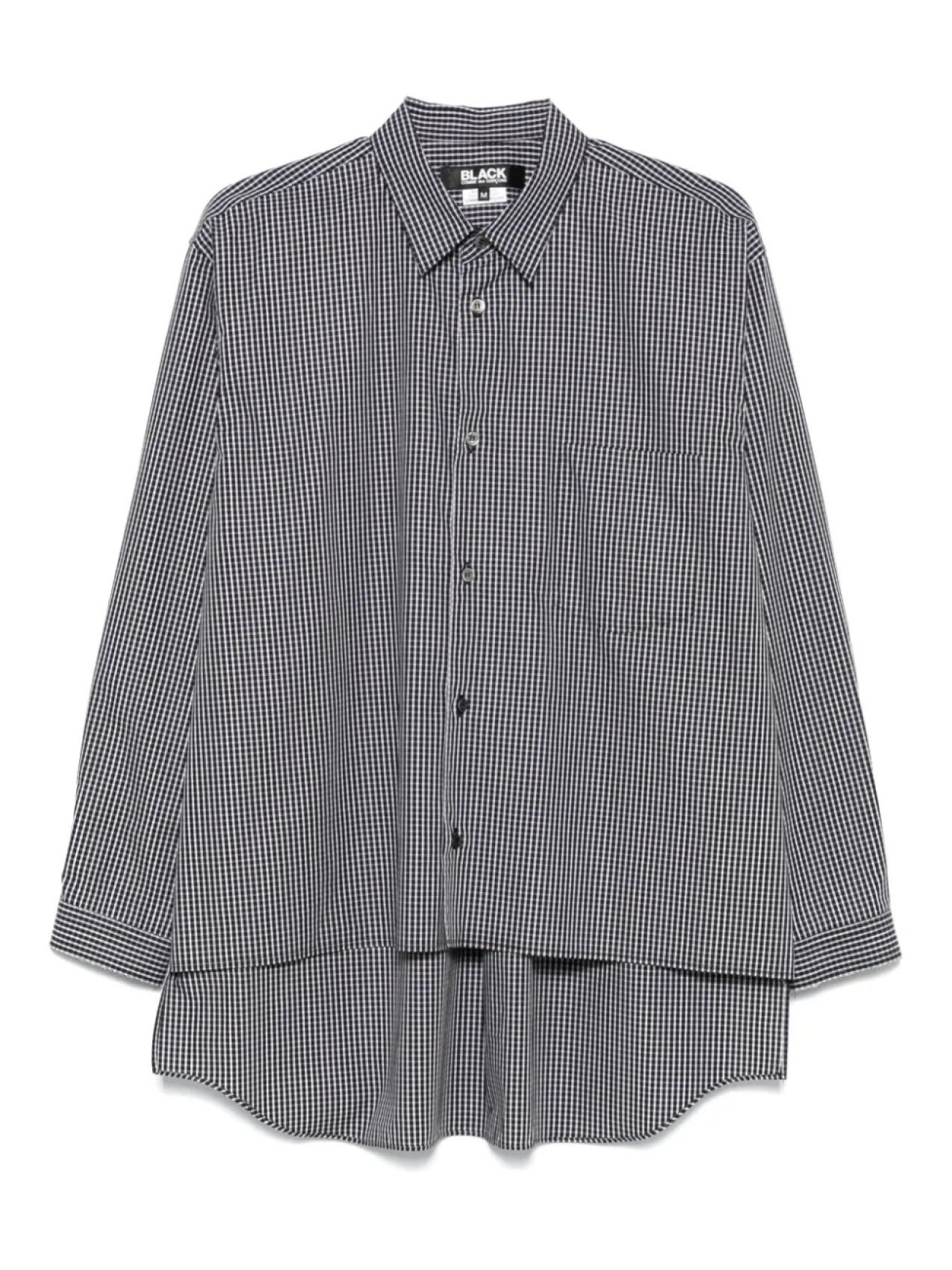

Клетчатая рубашка Black Comme Des Garçons, черный