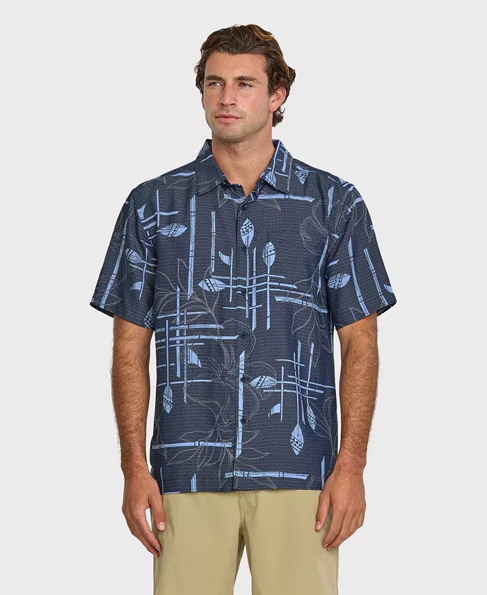 

Мужская рубашка Quiksilver Paddle Out с коротким рукавом Quiksilver Waterman, синий