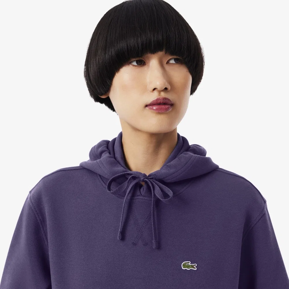 Худи-поло Lacoste Double Face, фиолетовый — фото 2