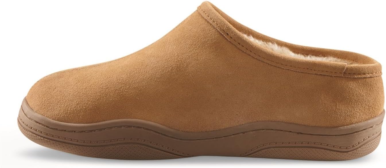Тапочки Guide Gear Clog для мужчин, для дома и улицы, из замши с поддержкой, Cinnamon — фото 4