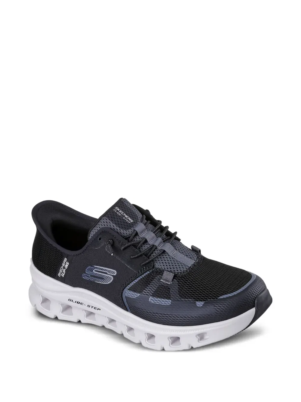 Профессиональные кроссовки Glide-step на шнуровке Skechers, черный — фото 2