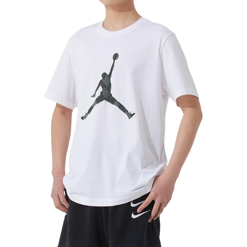 Jordan Футболка Dri Fit мужская белая — фото 3