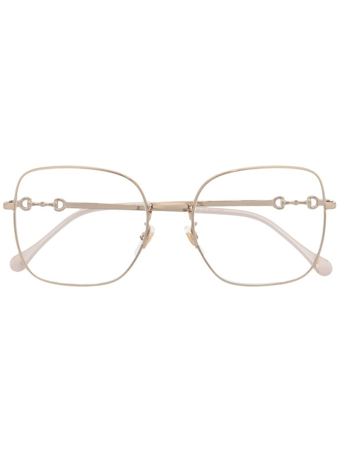 

Gucci Eyewear очки Horsebit, золотистый