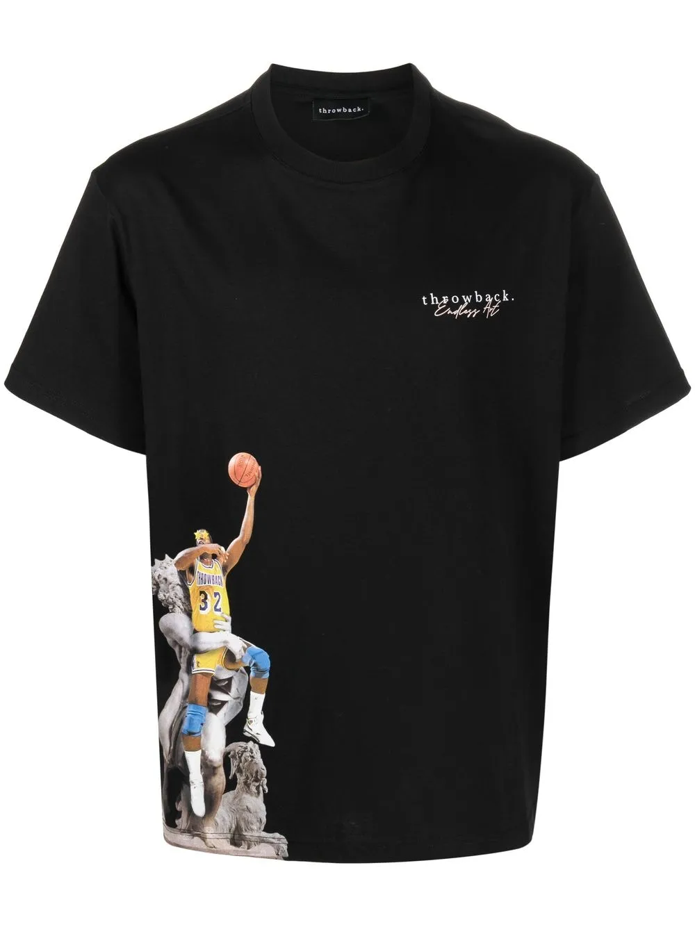 

Футболка с графичным принтом Throwback., черный