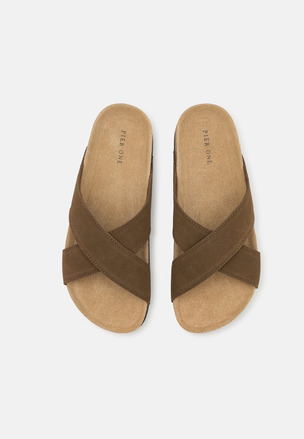 

Тапочки LEATHER UNISEX Pier One, светло-коричневый