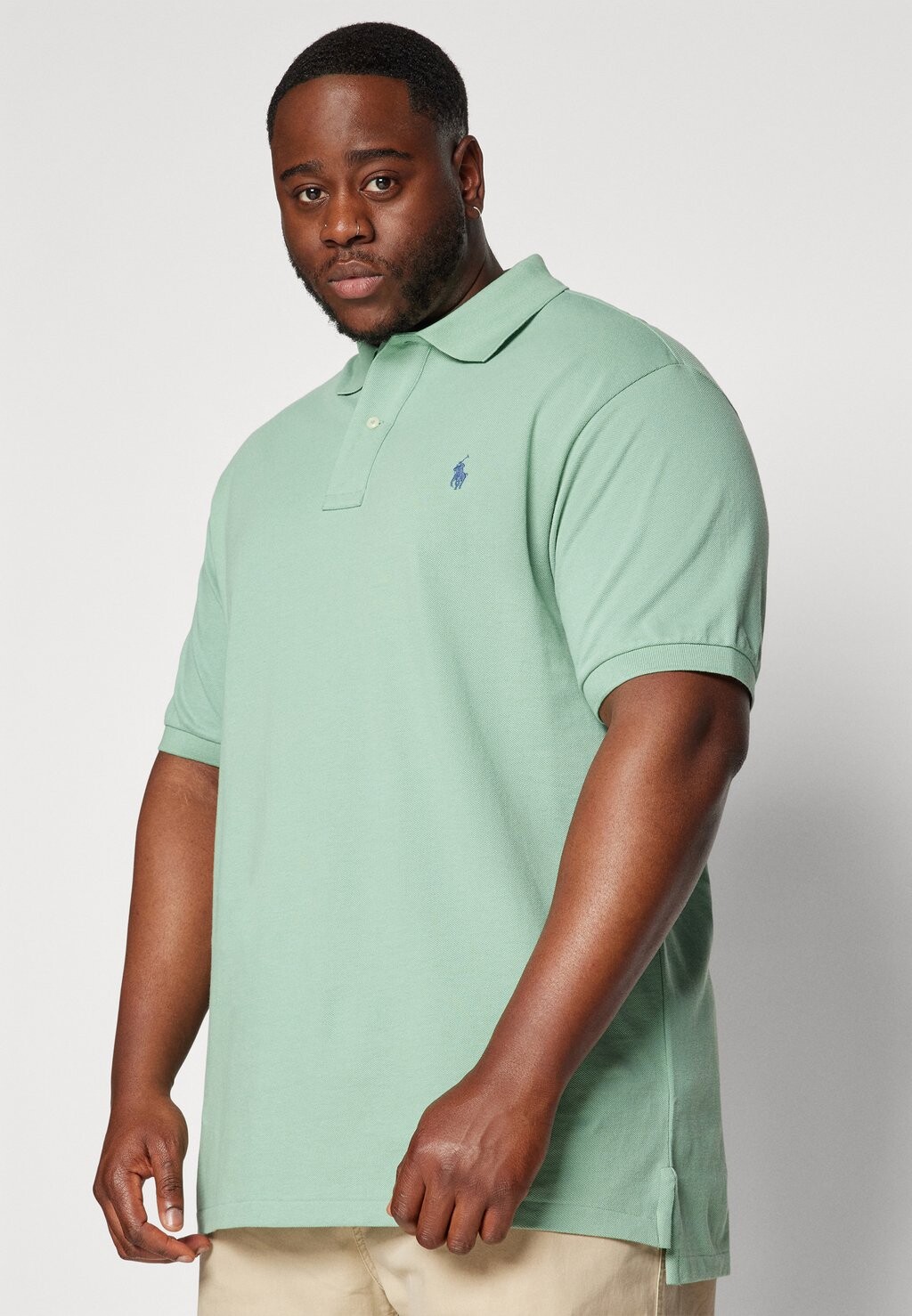 

Поло THE ICONIC MESH POLO SHIRT Ralph Lauren, цвет Faded Mint