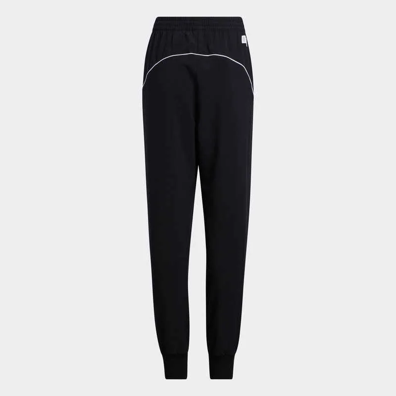 Adidas Трикотажные спортивные штаны для подростков aeroready черные — фото 4