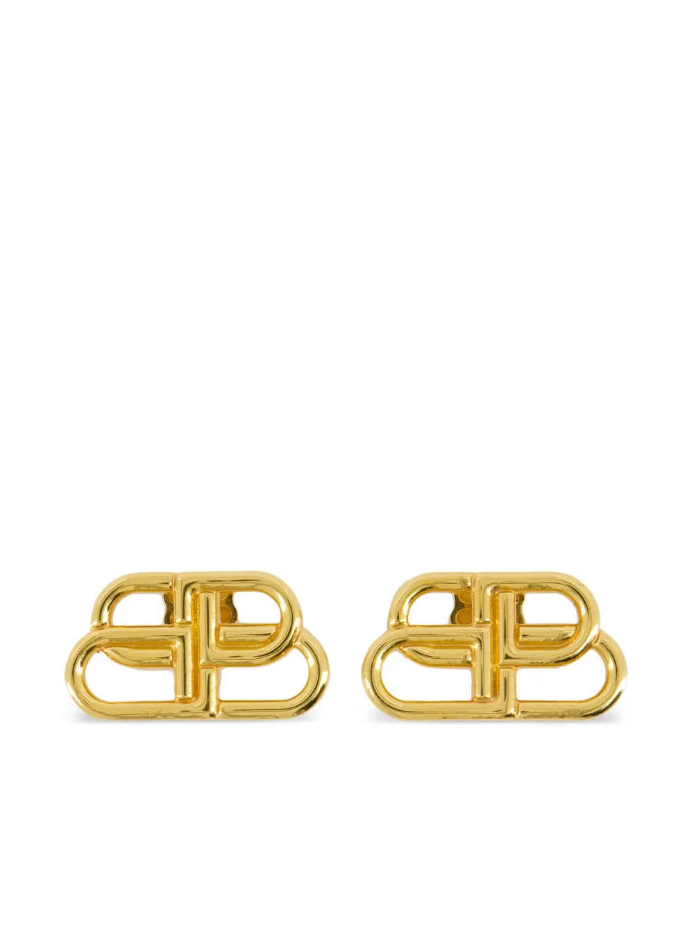 

Серьги-гвоздики в форме логотипа BB BALENCIAGA, золотой