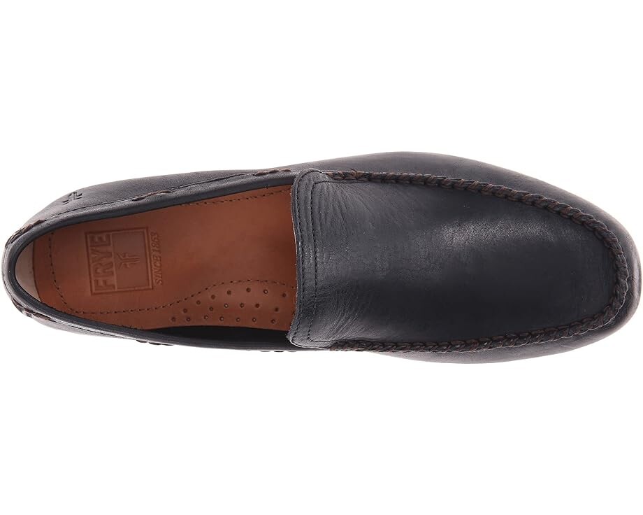 Лоферы Frye Lewis Venetian, цвет Black Oiled Vintage — фото 2