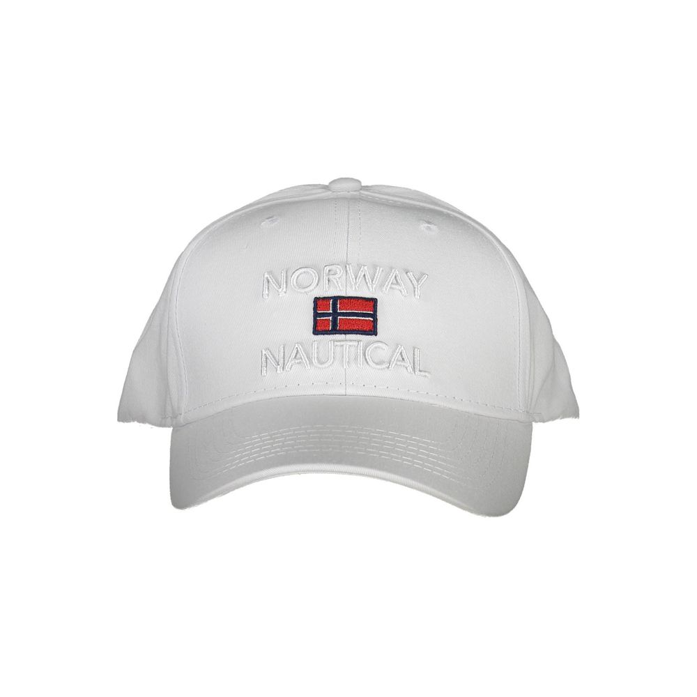 

Белые хлопковые шапка и кепка Geographical Norway