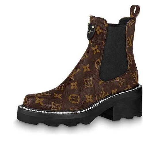 Кроссовки lv beaubourg ankle boots 'brown' Louis Vuitton, коричневый