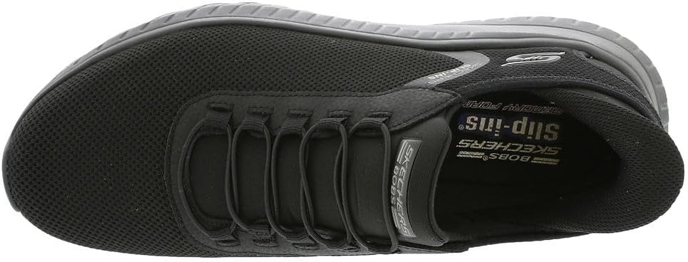 Мужские кроссовки Skechers Squad Chaos - Прочные слипоны для легкой ходьбы без использования рук, черный — фото 3