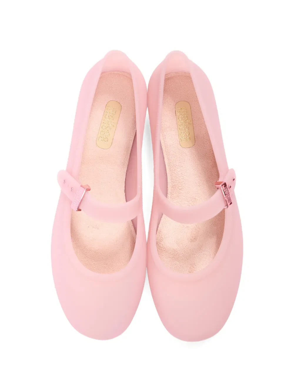 Балетки с застежкой-пряжкой Mini Melissa, розовый — фото 3