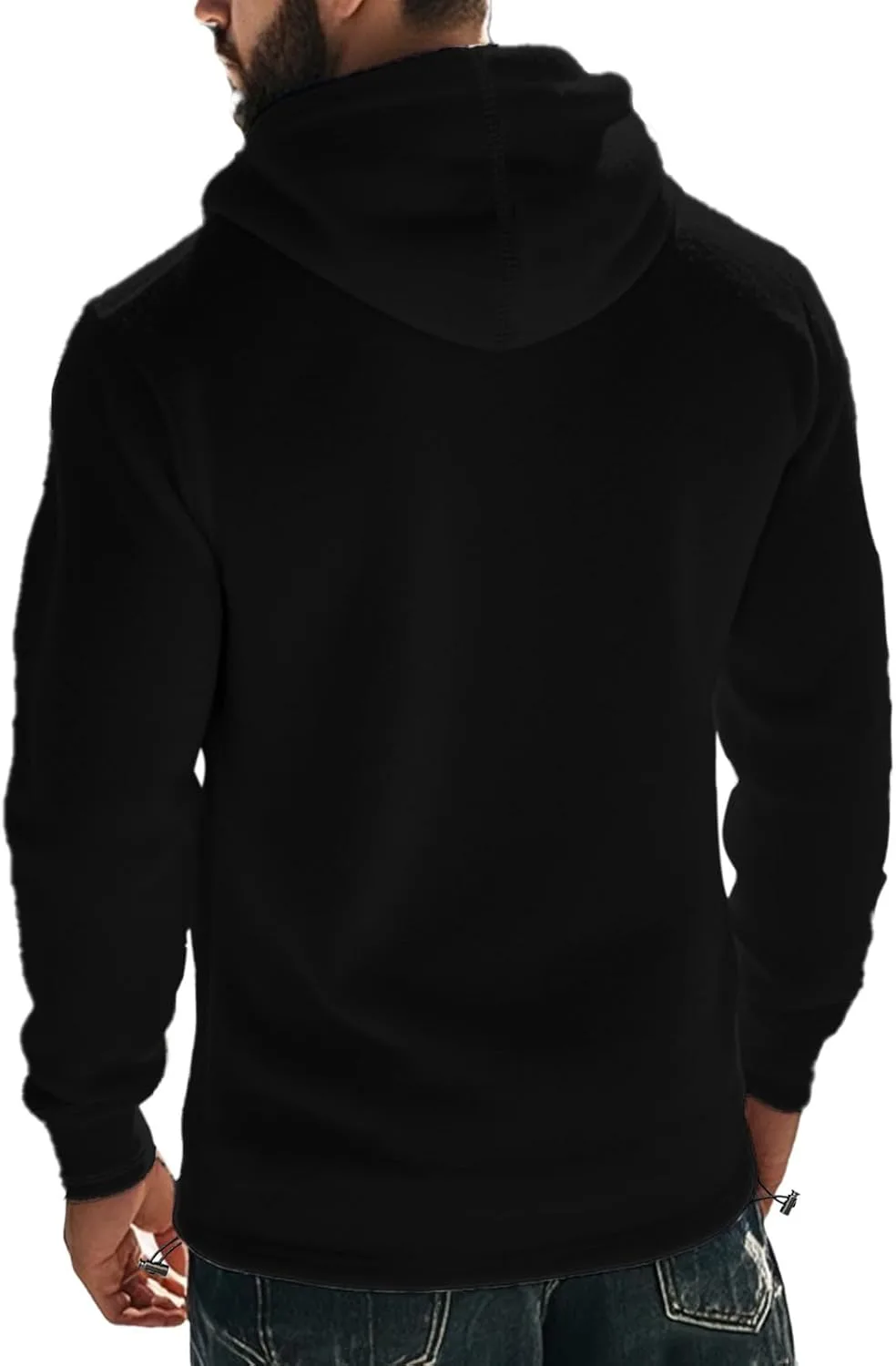 Мужская флисовая толстовка с капюшоном на молнии, Polar Thermal, Slim Fit — фото 2