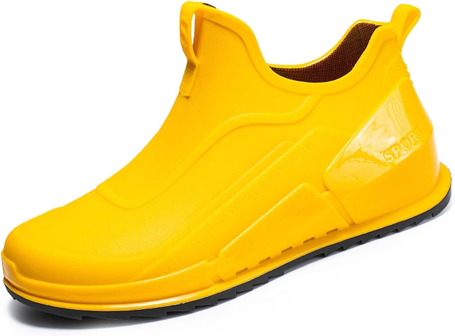 

Мужские дождевые туфли, нескользящие, для улицы, удобные, легкие, повседневные кроссовки для прогулок, путешествий и походов Generic, желтый