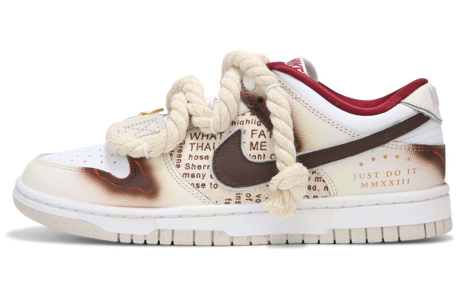 

Кроссовки Nike Dunk Skateboard Shoes Women's Low-Top Beige, Бежевый, Кроссовки Nike Dunk Skateboard Shoes Women's Low-Top Beige