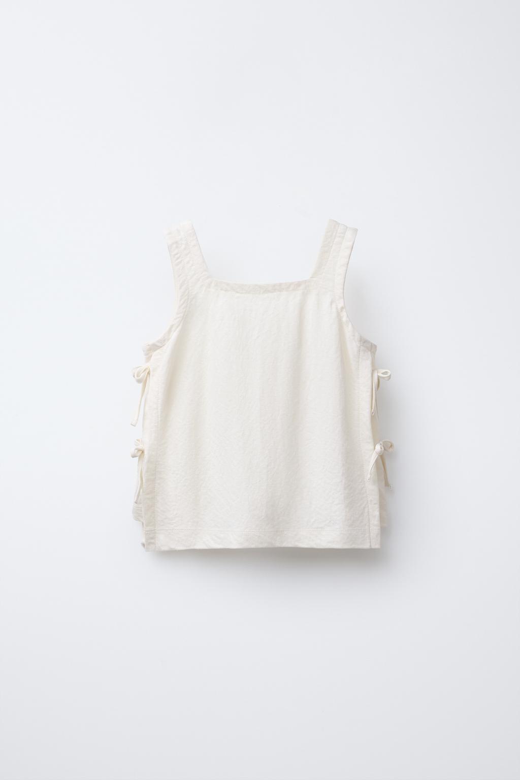 

Топ с завязками ZARA, экрю