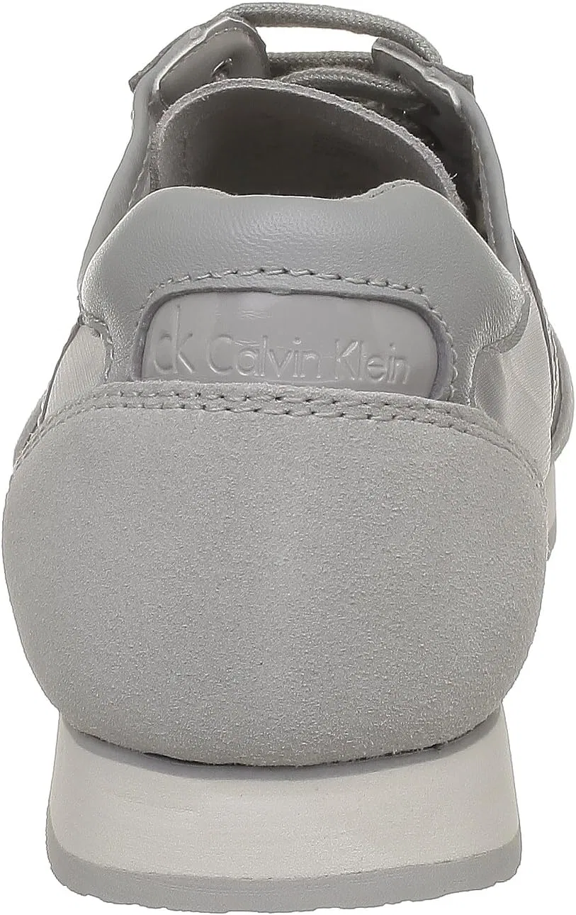 Мужские туфли на шнуровке Calvin Klein Monty из нейлона и замши O10609, Grey Sto — фото 3