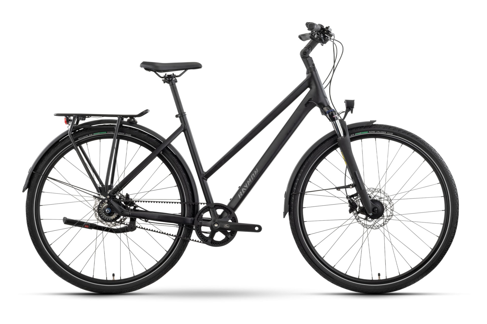 

Городской велосипед Raymon Zayn ultra - 28 дюймов - trapez - 2026, schwarz | black/stealth