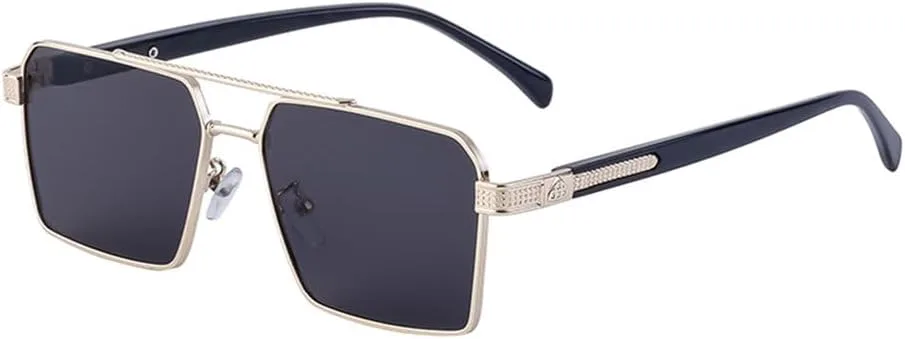 

Женские солнцезащитные очки LVTFCO в стиле ретро с металлическим градиентным покрытием, мужские деловые очки для вождения, защита от УФ-излучения UV400, 1