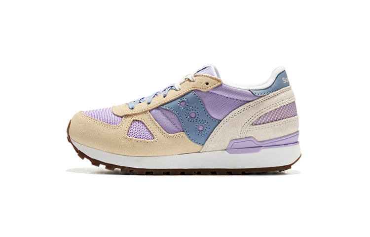 Saucony Shadow Original Детские 'Фиолетово-Синий', Жёлто-Фиолетовый