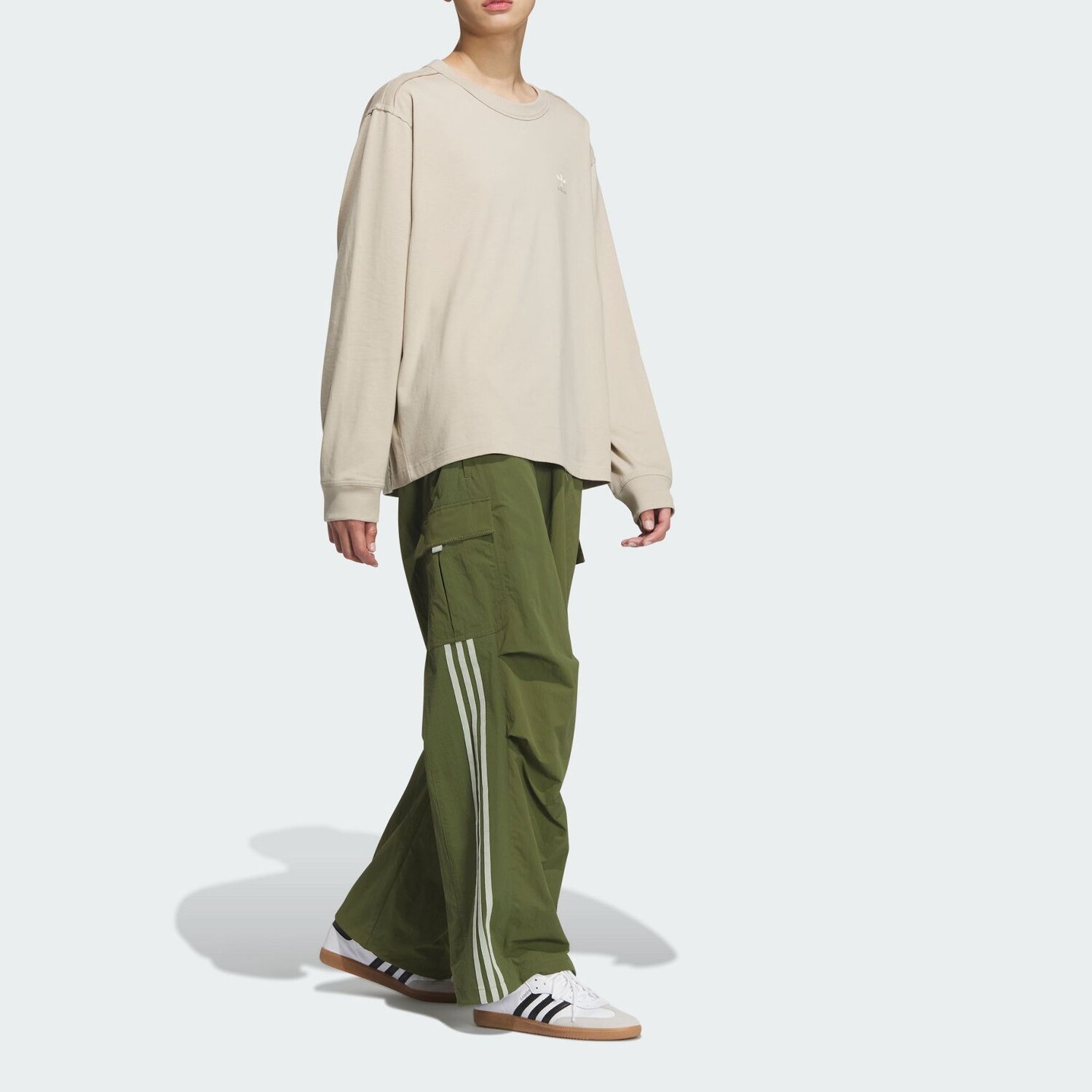 Толстовка TOC унисекс светло-коричневая Adidas Originals, коричневый — фото 4
