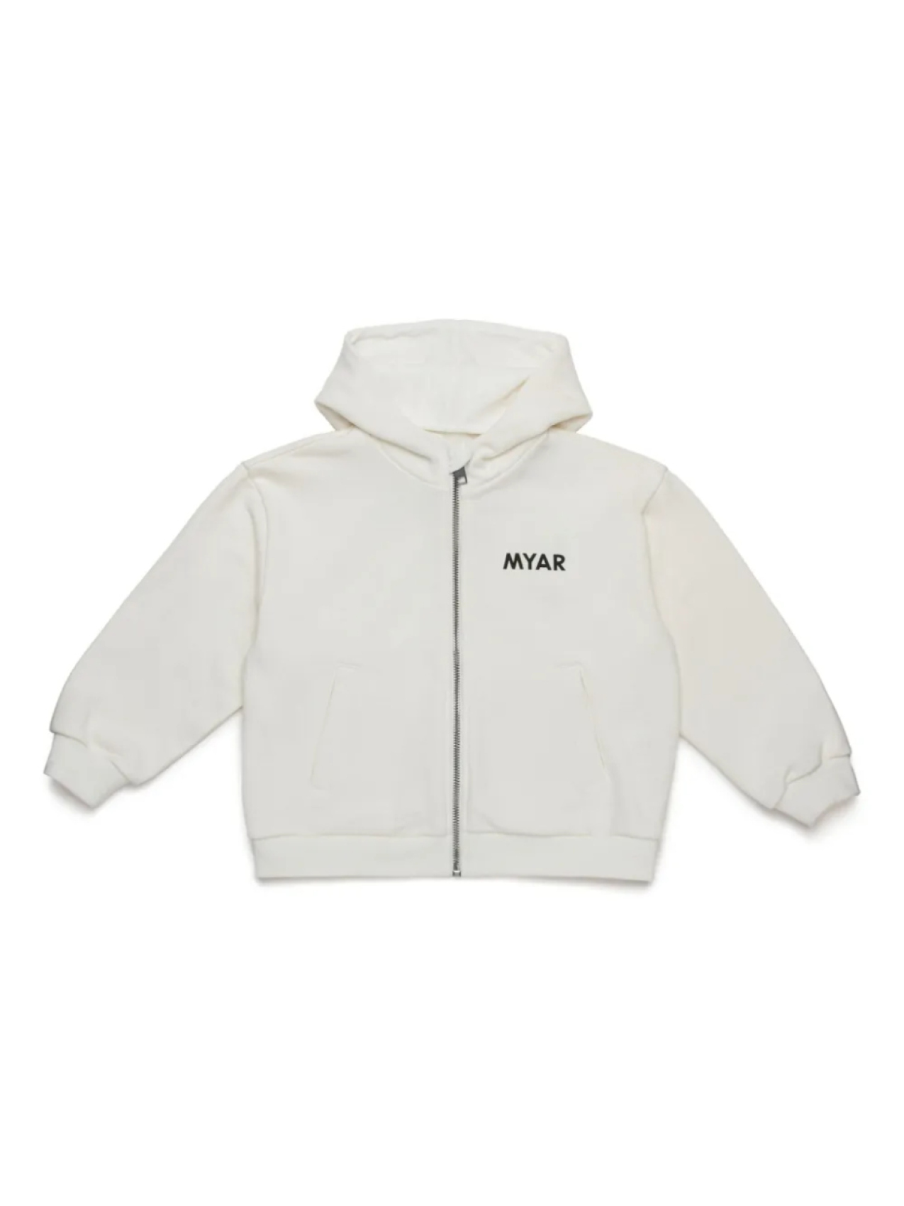 

Толстовка с капюшоном и логотипом MYAR KIDS, белый