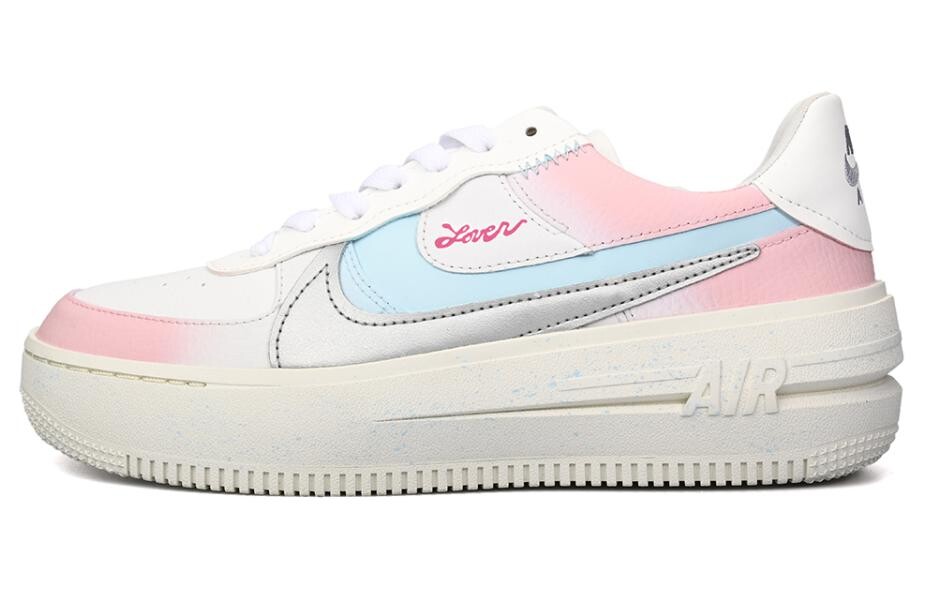

Кроссовки Nike Air Force 1 Skateboarding Shoes Women's Low-top Pink/Blue, розовый