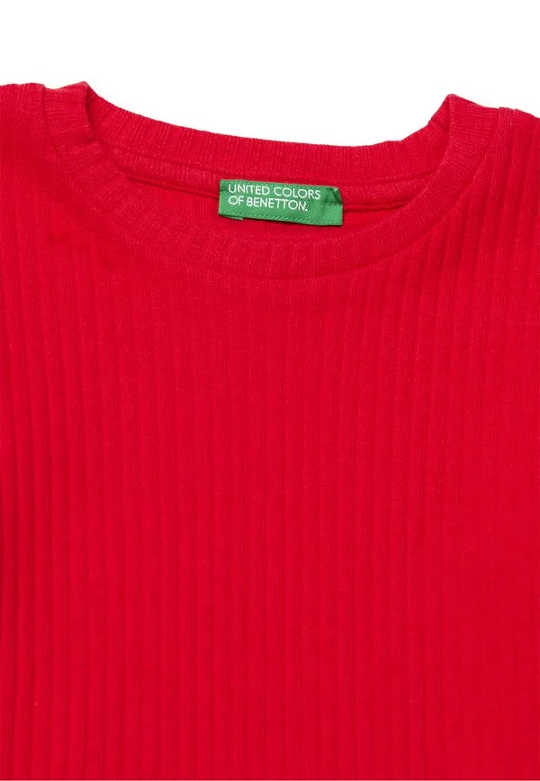 Футболка с принтом United Colors Of Benetton, Red — фото 3