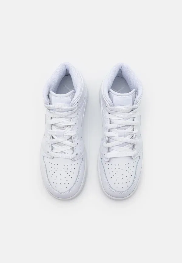 Кроссовки баскетбольные Air 1 mid Jordan, белый — фото 4