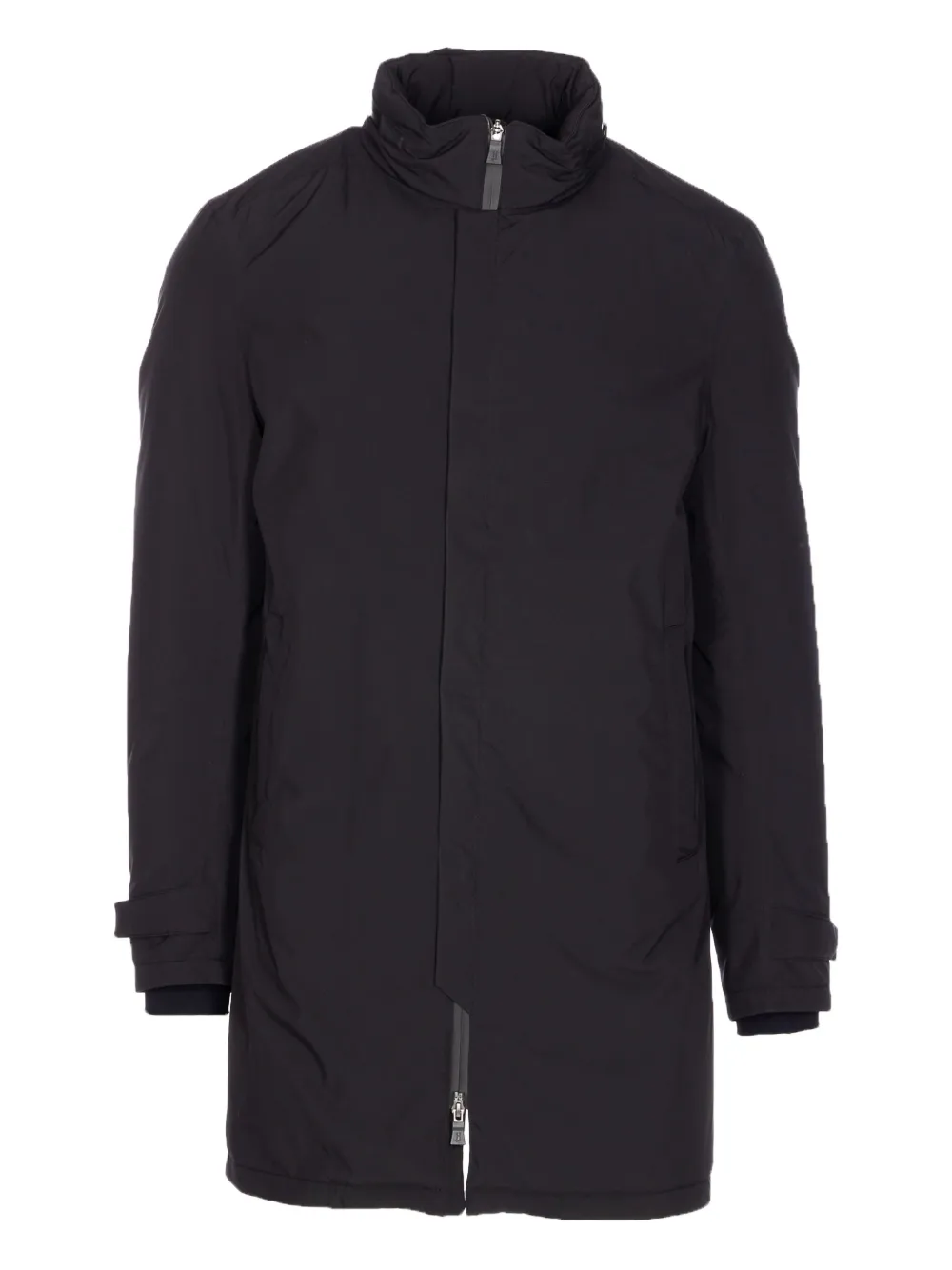 

Утепленное пальто на молнии Herno, черный
