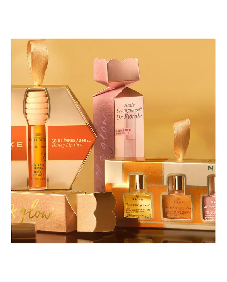 Масло для сияния Cracker Roll & Glow Huile Prodigieuse Or Florale Nuxe — фото 4