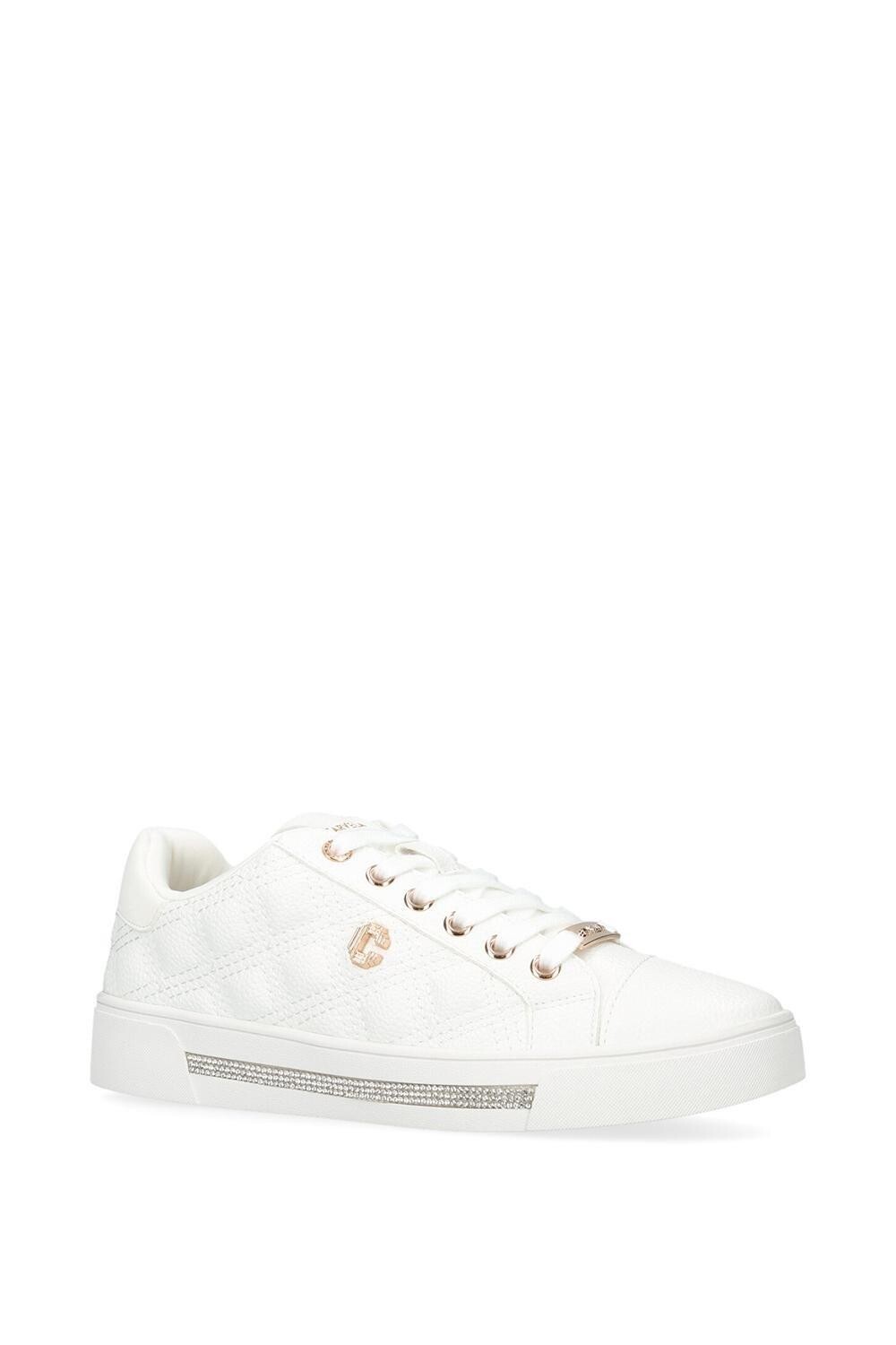 Кроссовки 'Diamond Quilt'  Trainers Carvela, белый — фото 4