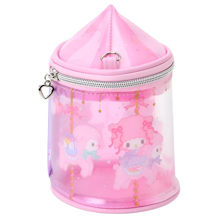 

Sanrio Портативная сумка для хранения из ПВХ винила женская розовая, Pink