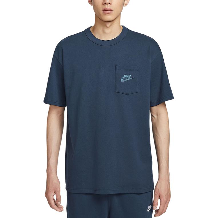 

Nike Футболка мужская темно-синяя, Синий, Nike Футболка мужская темно-синяя