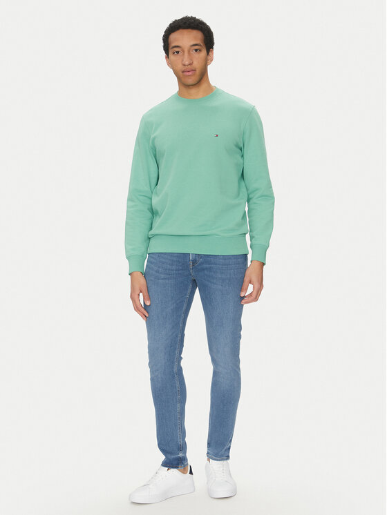Толстовка обычного кроя Essential MW0MW37237 Tommy Hilfiger, зеленый — фото 2