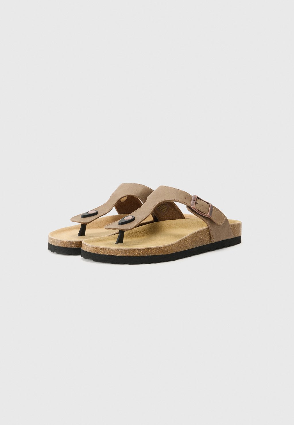 Сандалии с Т-образной застежкой UNISEX Pier One by Zalando, светло-коричневый — фото 2