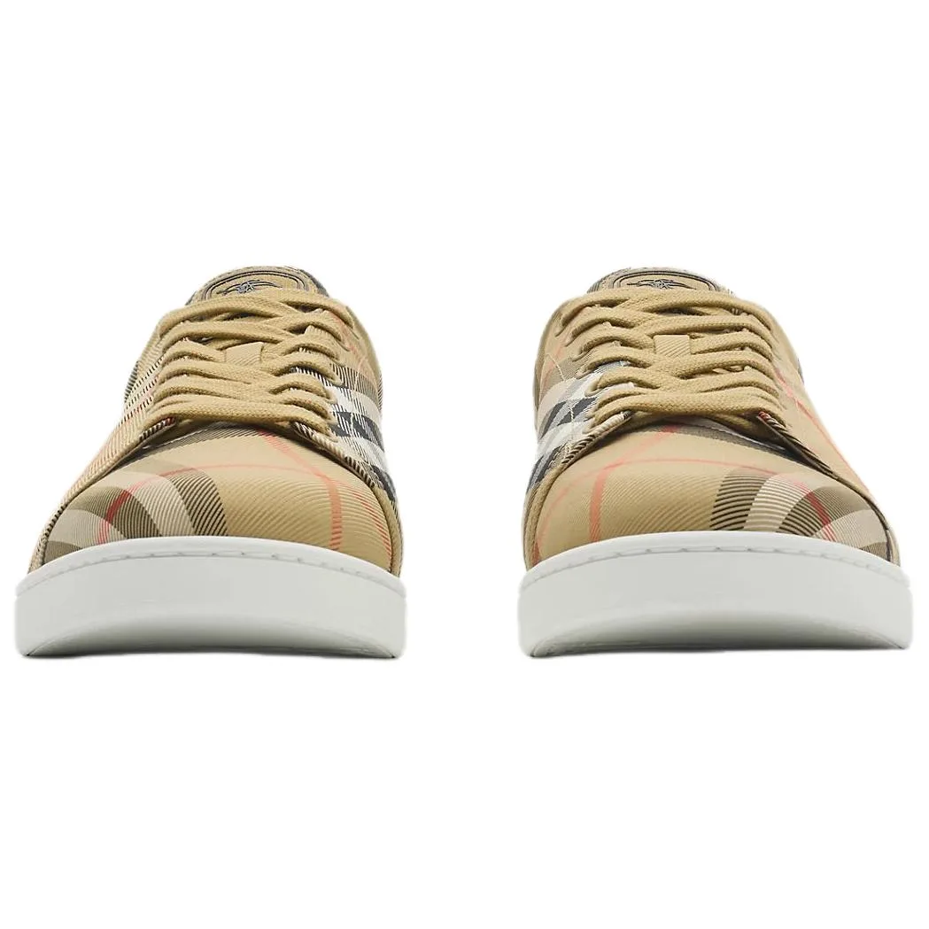Burberry Кроссовки для скейтбординга мужские low top бежевые — фото 4