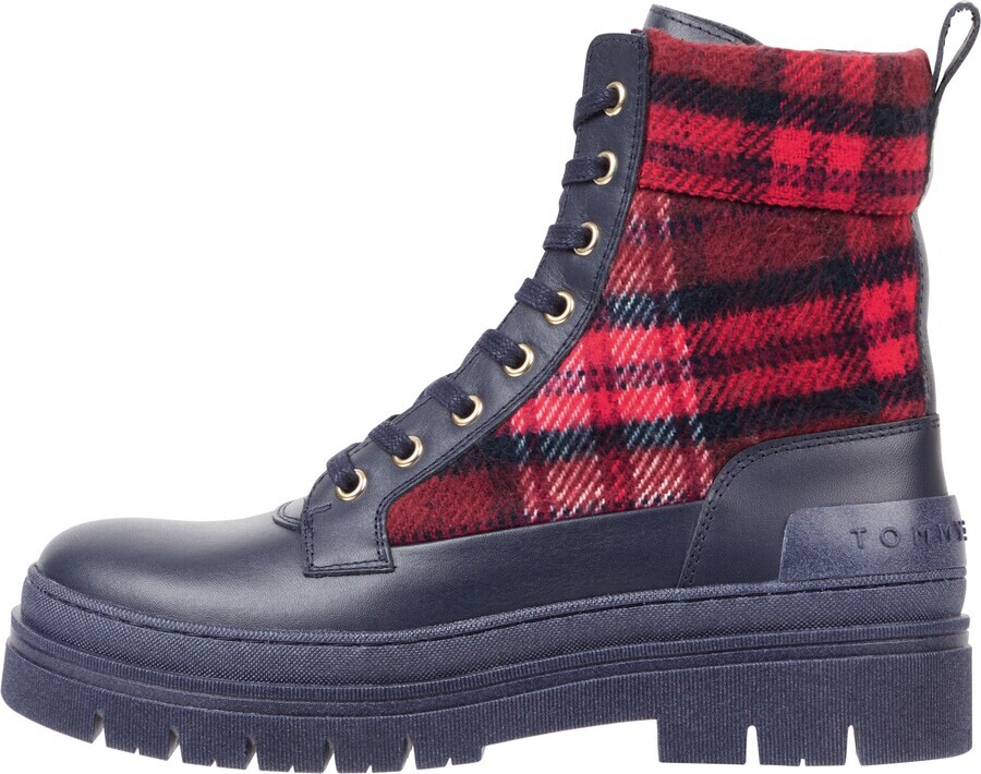 

Ботинки на шнуровке Tommy Hilfiger, красный, Серый, Ботинки на шнуровке Tommy Hilfiger, красный