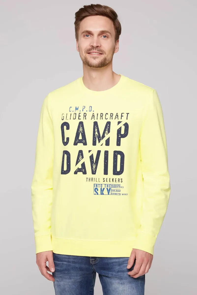 

Свитер CAMP DAVID из хлопка, цвет Sunlight