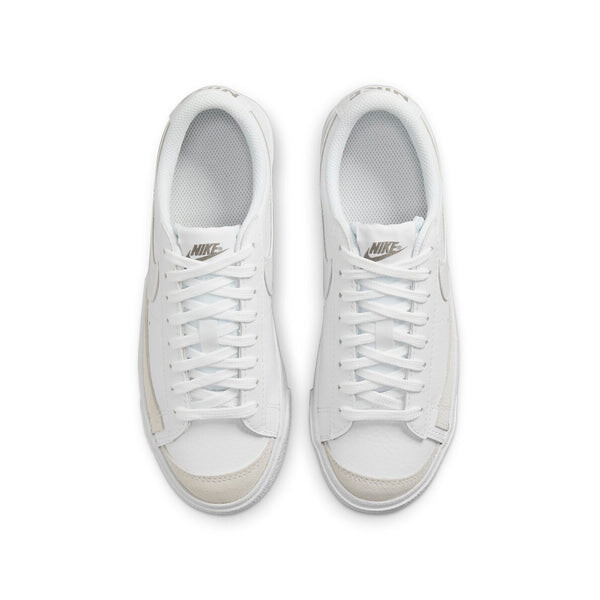Кроссовки blazer low '77 'white flat pewter' Nike, белый — фото 4