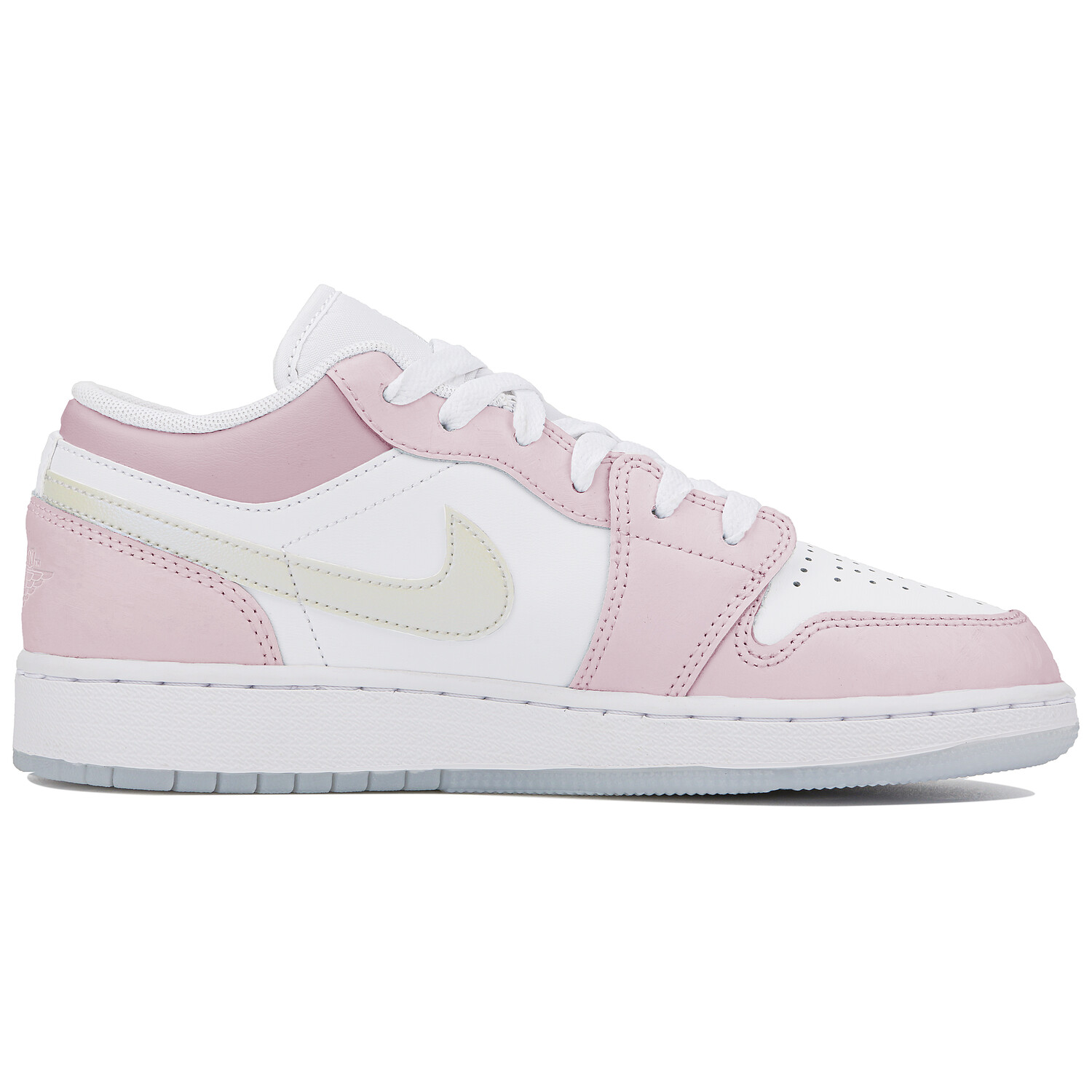 Кроссовки Air Jordan 1 Vintage Basketball Shoes Women's Low-Top Pink — фото 2