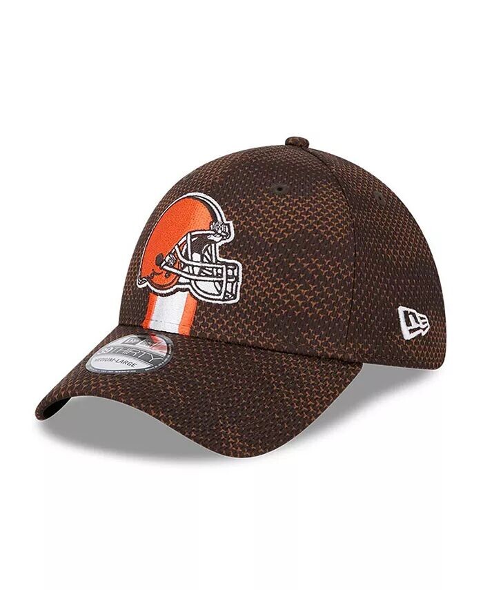 

Мужская коричневая кепка Cleveland Browns 2024 Sideline 39THIRTY Flex Hat New Era, коричневый