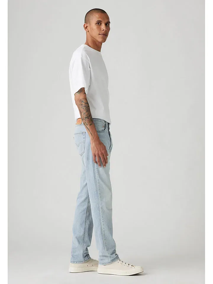 Джинсы slim fit, Levi's, голубой — фото 2