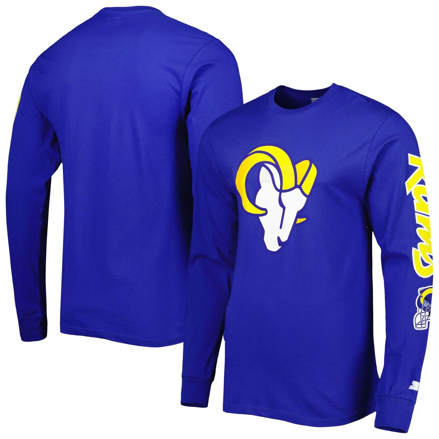 

Мужская футболка с длинным рукавом Royal Los Angeles Rams Half-Time Starter